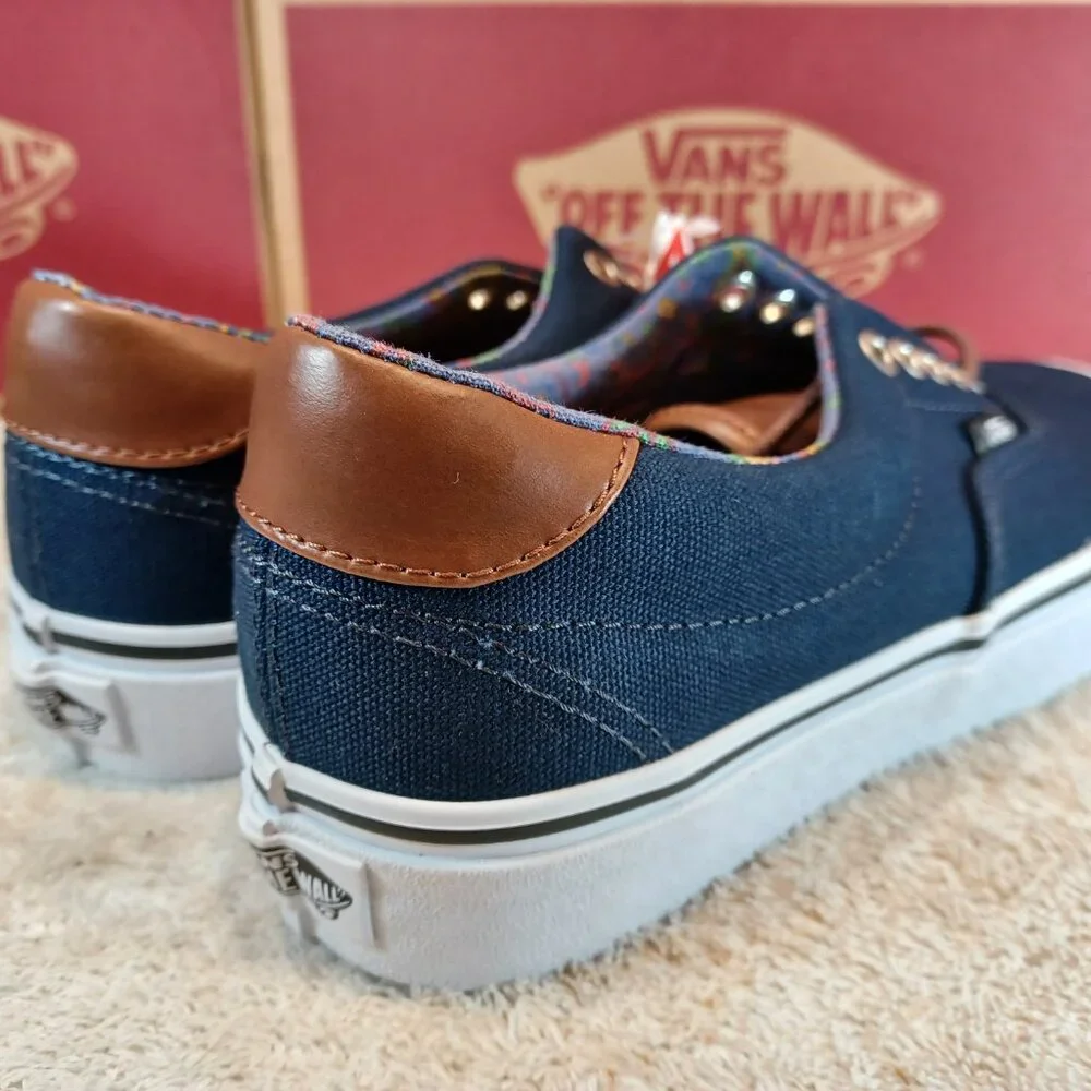 Vans Men's 7/Women's 8.5 Era 59 C&L Dress Blues/Paisley VN000UC6DCU